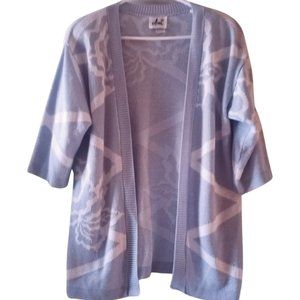 Women's XL Ami Floral Knit Cardigan Sweater
